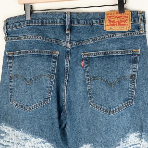 Custom wide leg baggy flared jeans - Picture 6 of 8